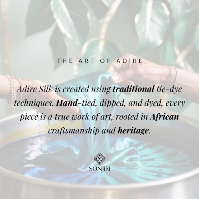 Adire Silk: where luxurious satin meets vibrant African heritage. Our lounge collection combines effortless style with lovely craftsmanship. 

Launching 12th January 2025 at 8 PM GMT—get ready to lounge in style!

P.S. Swipe to learn how to keep your Adire looking as beautiful as the day you got it. 

#Sonjiki #AdireSilk #LoungewearGoals #AfricanCraftsmanship #CareGuide