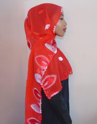 Abidah Red Mini Mayafi