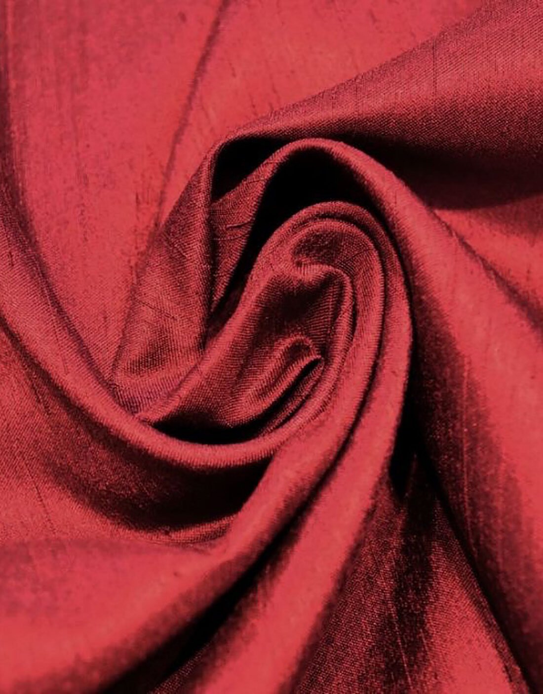 Sonjiki Raw Silk - Deep Red