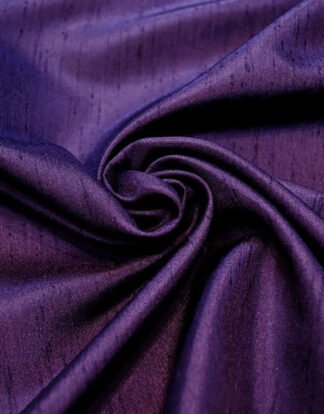 Purple African Raw Silk Scarf