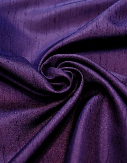 Purple African Raw Silk Scarf