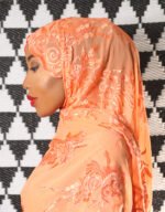 Neha Orange Light Maxi Mayafi - Image 2