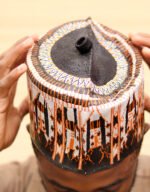 (Size: 22") Hamzah Black White Hula - Image 2