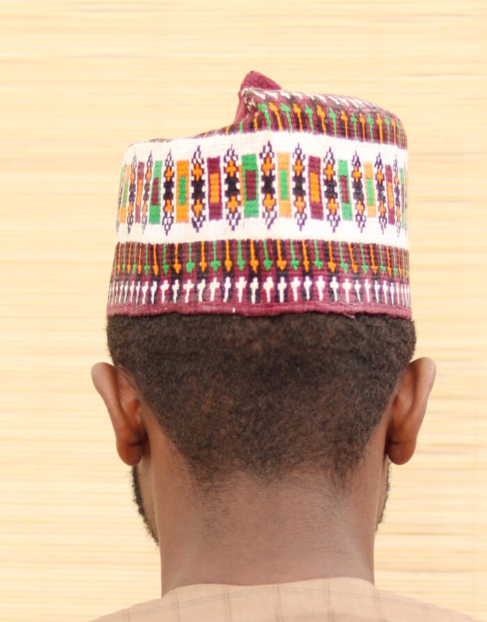 (Size: 22) Ismaila Purple White Hula - Image 3