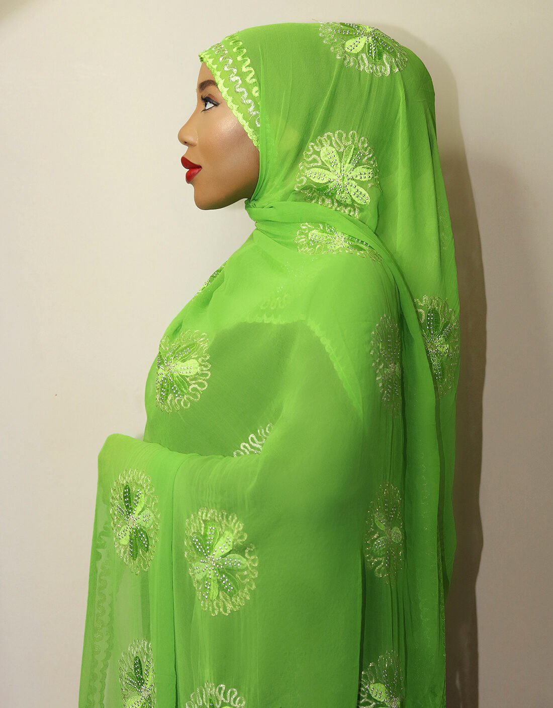 Naila Green Light Maxi Mayafi