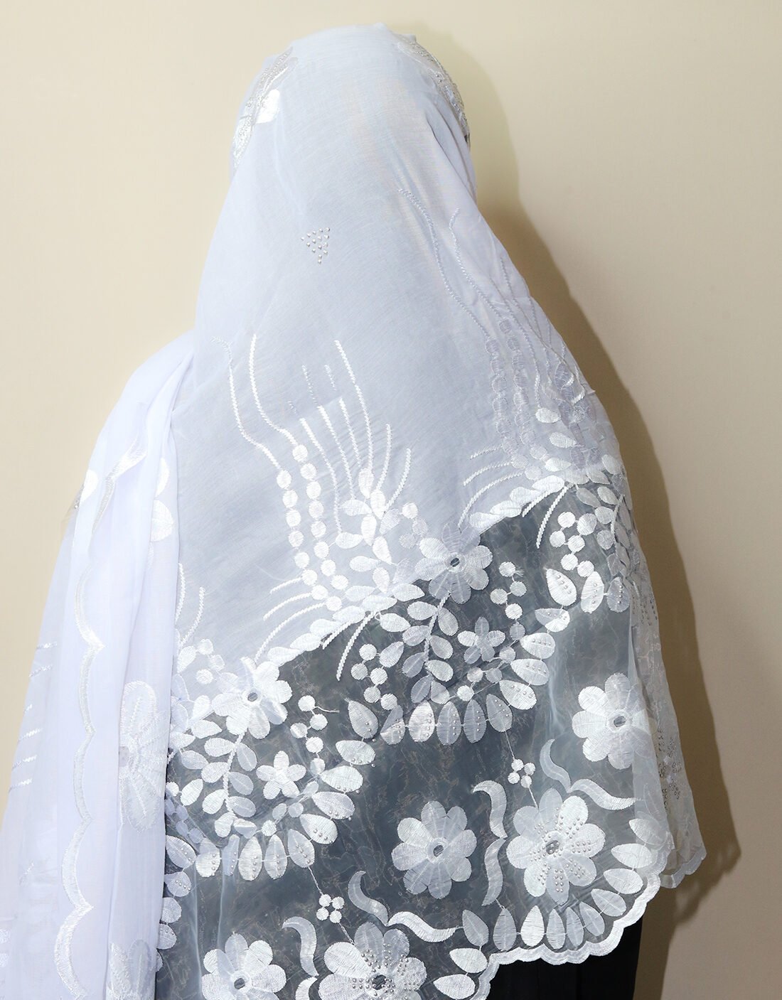 Muna White Maxi Mayafi - Image 2