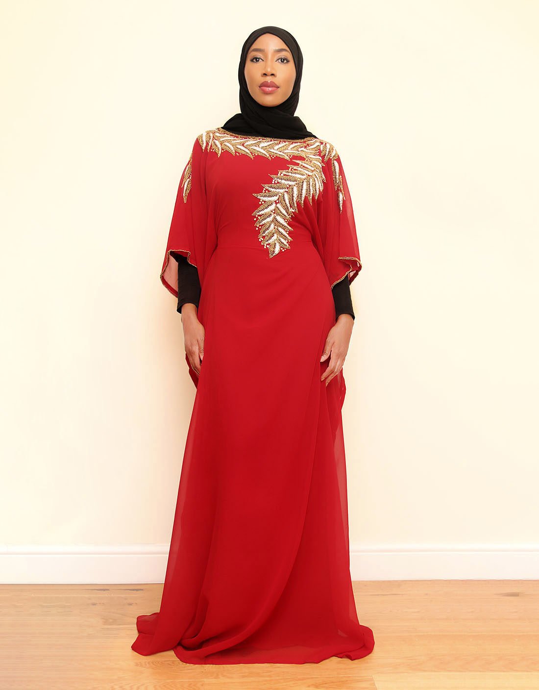 Awa Red Kaftan