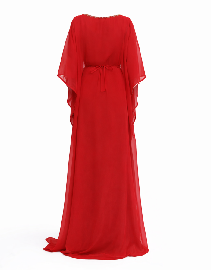 Jumai Red Kaftan - Image 2