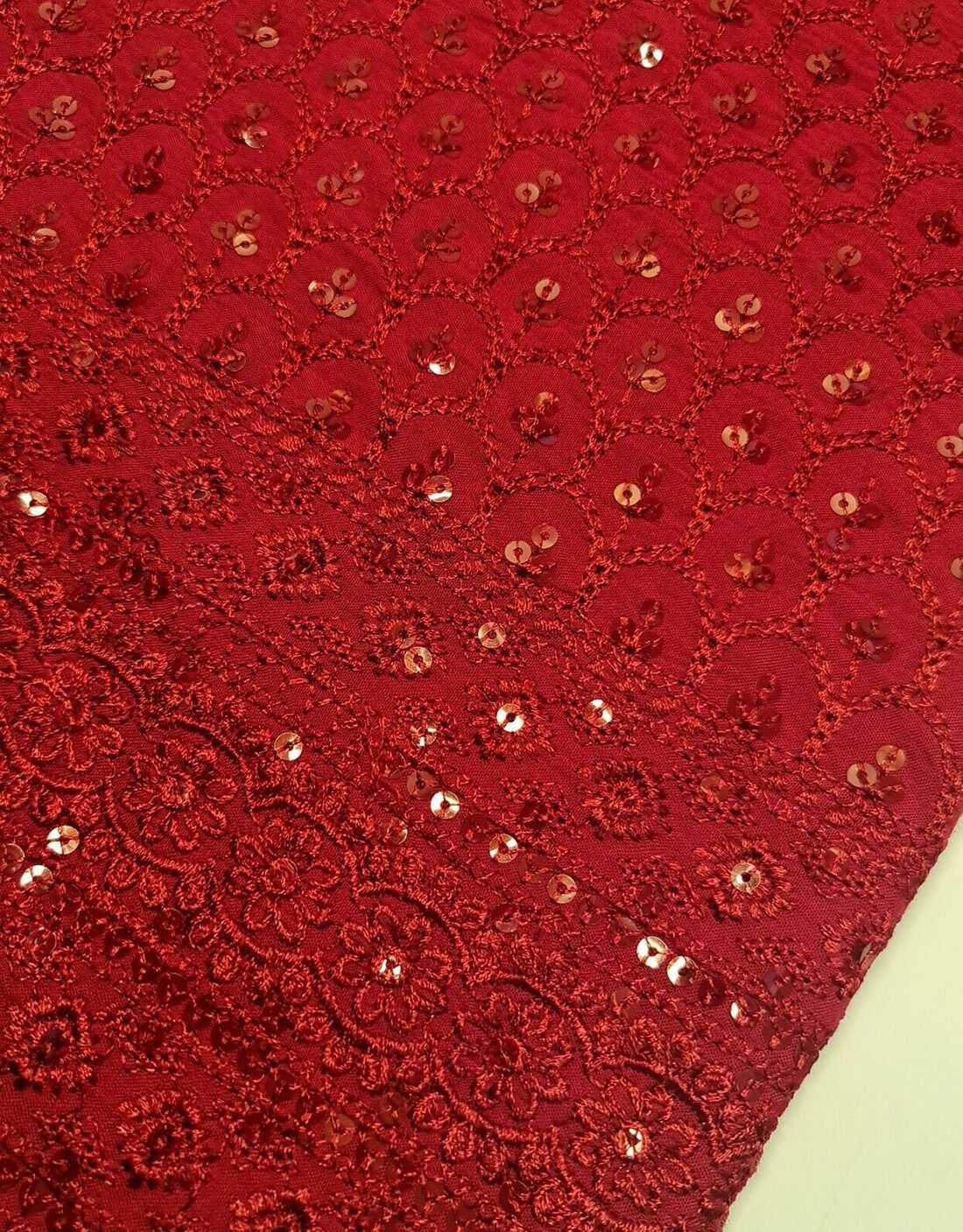 Muneera Red Thick Toub - Image 4