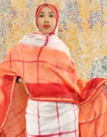 Sabrina Orange Tie Dye Toub