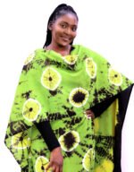 Aarya Green Tie Dye Toub - Image 2