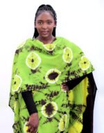 Aarya Green Tie Dye Toub