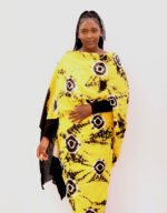 Amani Yellow Tie Dye Toub