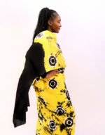 Amani Yellow Tie Dye Toub - Image 2