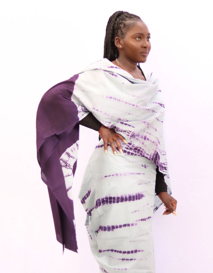 Satta Grey Tie Dye Toub - Image 2