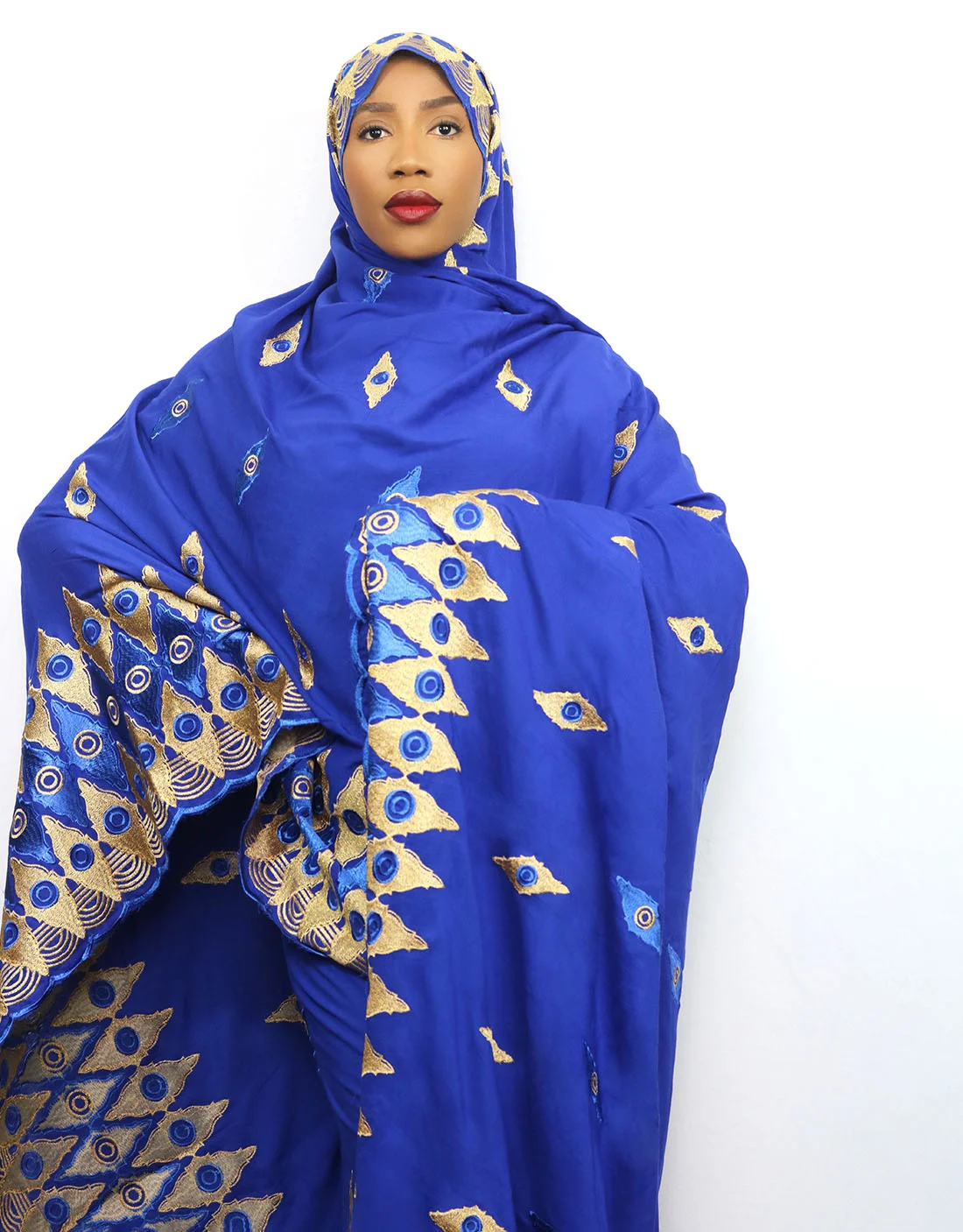 Fadila Blue Thick Toub - Image 2