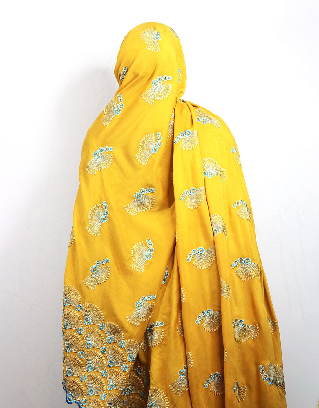 Aicha Yellow Thick Toub - Image 5