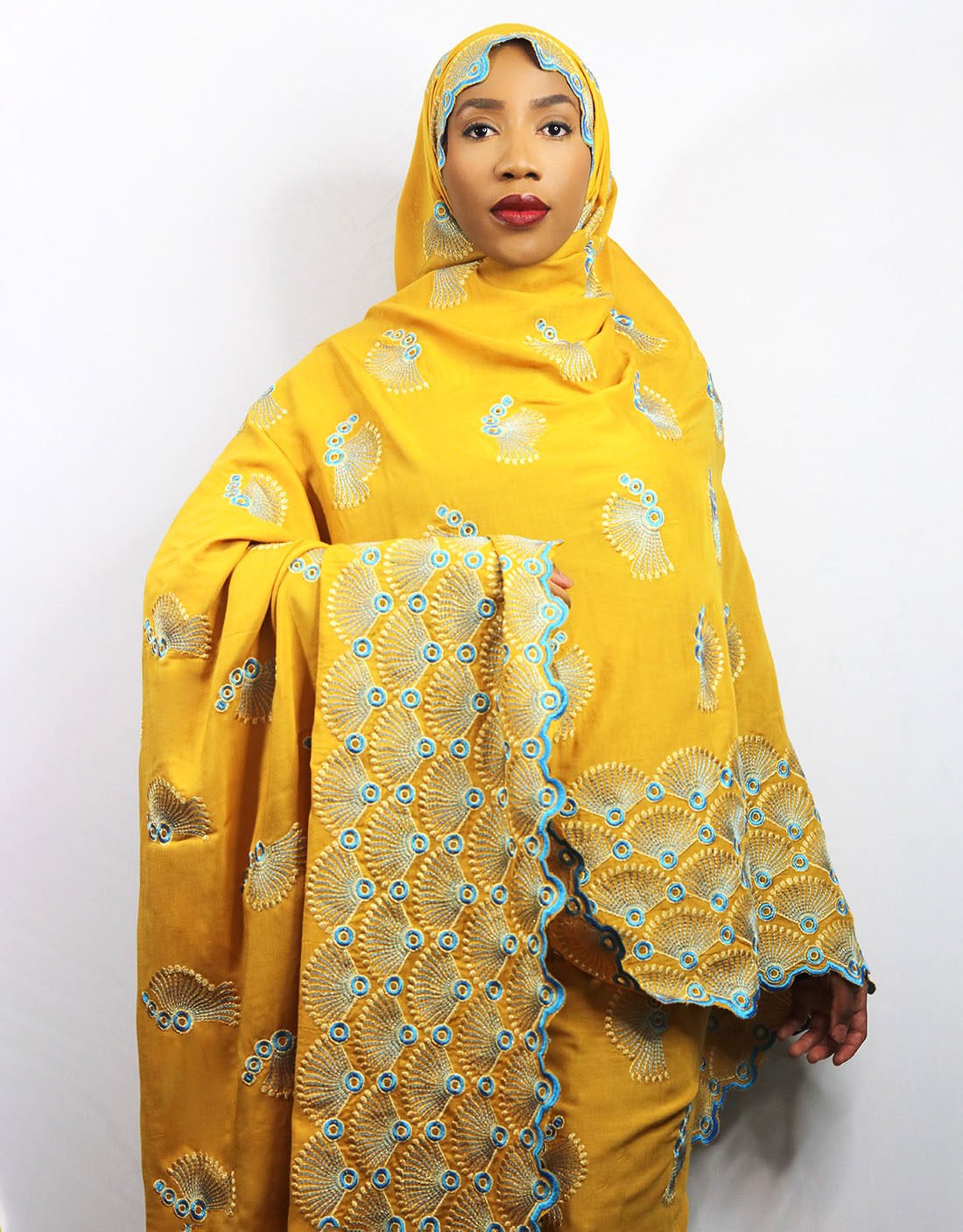 Aicha Yellow Thick Toub - Image 4