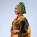 Green African Raw Silk Scarf