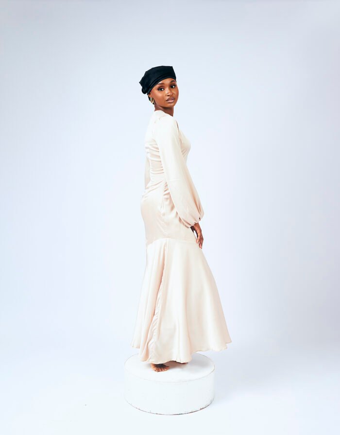 Amara Beige Dress - Image 3