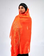 Zaina Orange Maxi Mayafi