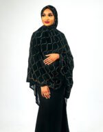 DJamila Black Maxi Mayafi