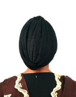 Kubra Black African Turban - Image 3
