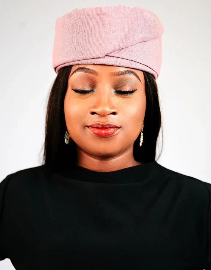 Zara Pink African Turban - Image 2