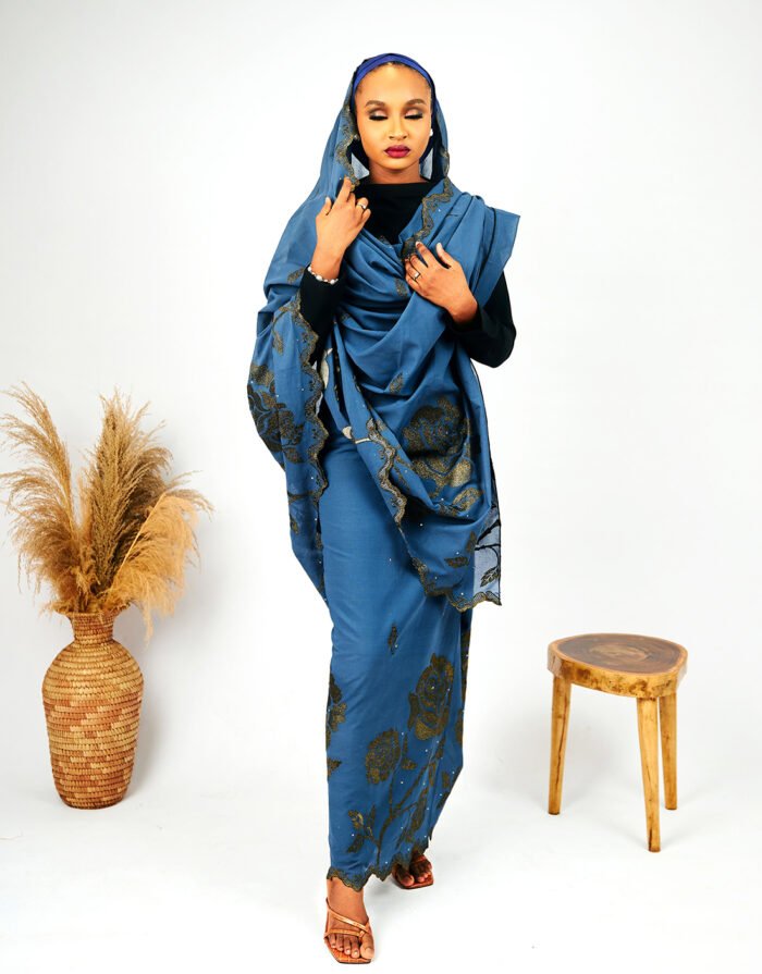 Nafisa Blue Toub - Image 2