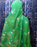 Hasia Green Cotton Maxi Mayafi - Image 2