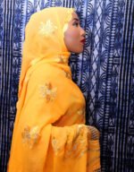 Naima Yellow Cotton Maxi Mayafi