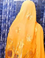 Naima Yellow Cotton Maxi Mayafi - Image 2