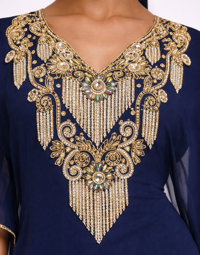 Maysa Blue Kaftan - Image 2