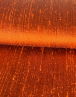 Orange African Raw Silk Scarf - Image 3