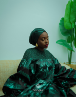 Yusrah Green Adire Boubou Set - Image 2