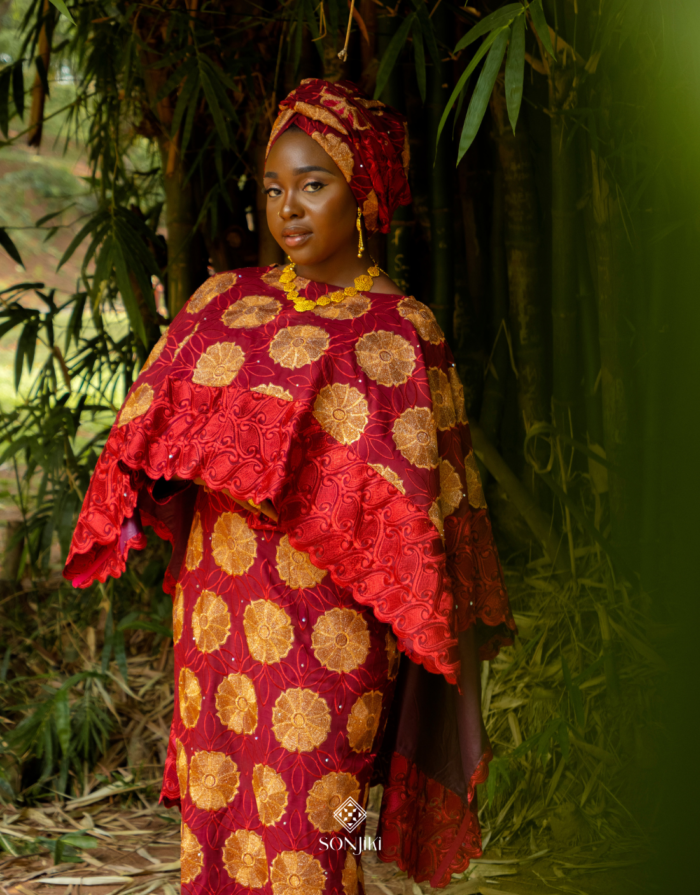 Gimbiya Red Gown - Image 4