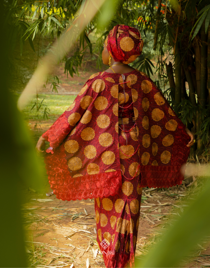 Gimbiya Red Gown - Image 3