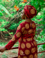 Gimbiya Red Gown - Image 6