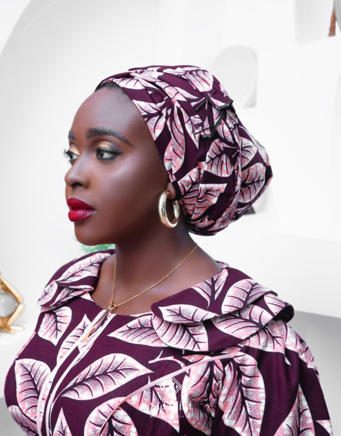 Tahliyah Plum Peplum Set - Image 3