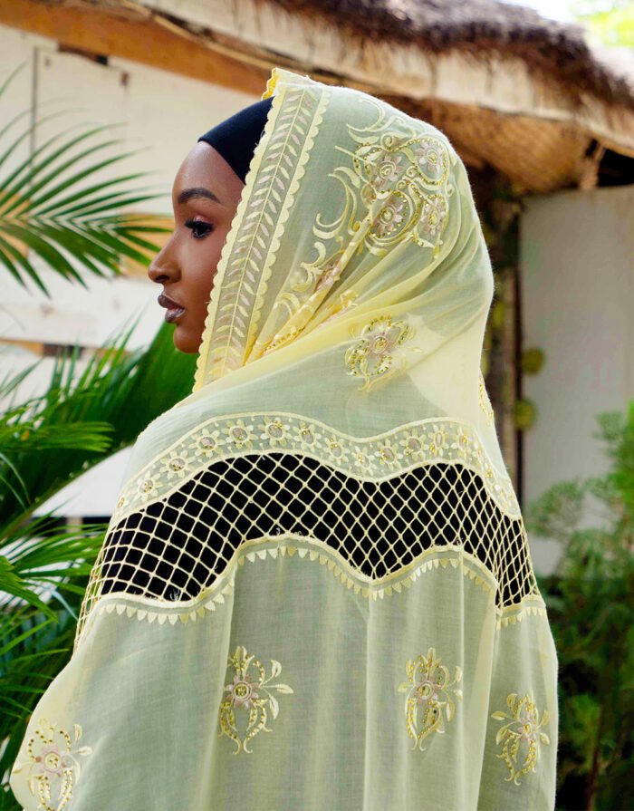 Mahbuba Yellow Mayafi - Image 5