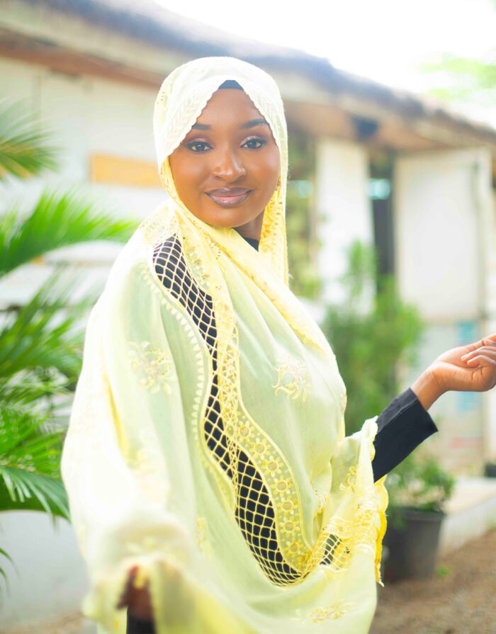 Mahbuba Yellow Mayafi - Image 9