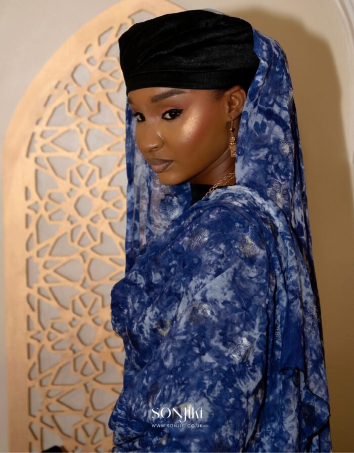 Aissata Blue Melhfa - Image 2