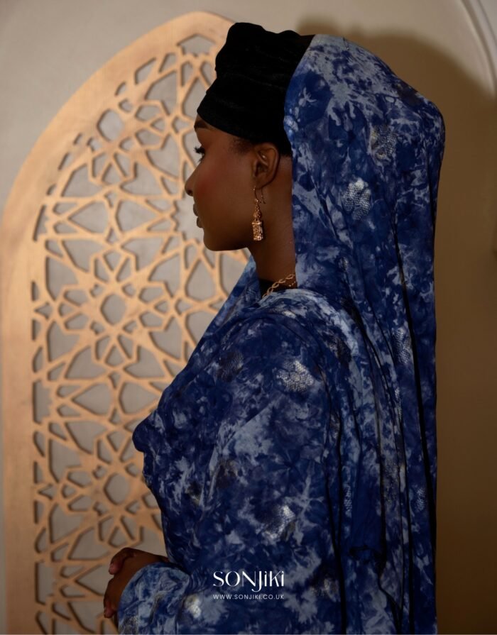 Aissata Blue Melhfa - Image 4