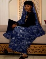 Aissata Blue Melhfa - Image 3