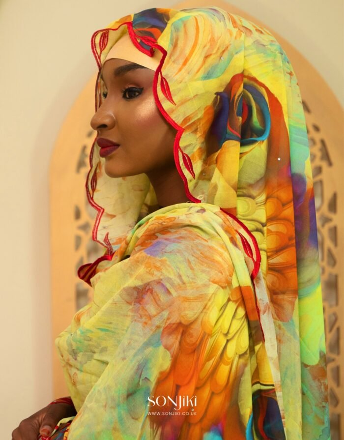 Zamira Yellow Lafaya Toub - Image 3
