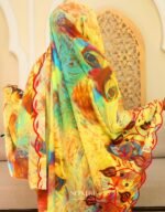 Zamira Yellow Lafaya Toub - Image 4