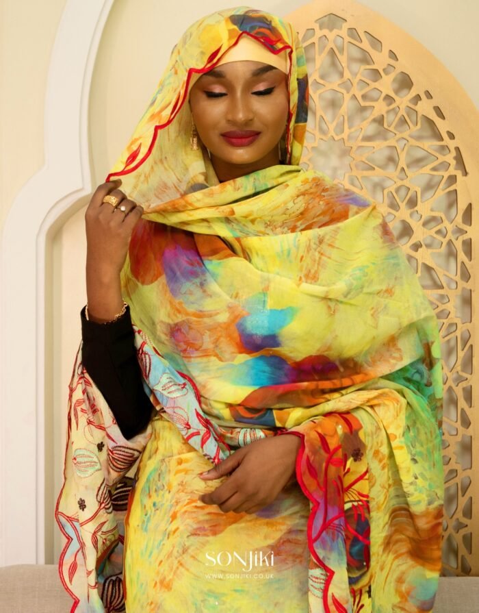 Zamira Yellow Lafaya Toub - Image 6