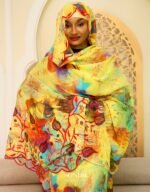Zamira Yellow Lafaya Toub - Image 5