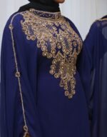 Nadira Blue Kaftan - Image 2
