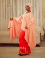 Explore the Amina Orange & Peach Co-ord Set—embellished, elegant and modest. A Sonjiki signature for the celebration season.